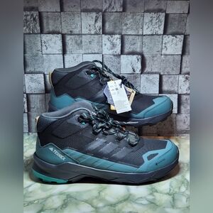 adidas Terrex Skychaser Ax5 GORE-TEX Hiking Shoes Men's Size 12.5 Green Black